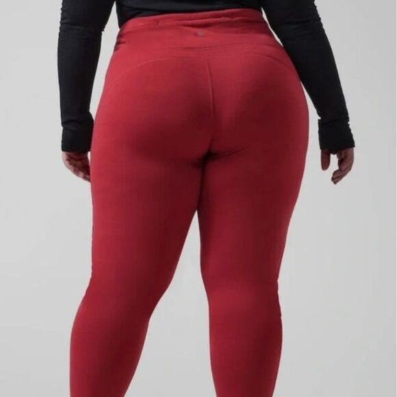 Athleta Altitude Tight in Polartec Power Stretch Fleece Lined‎ Leggings Size 2X - Picture 8 of 16